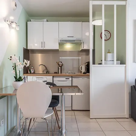 Apartment Quiet 1 Bdr Port! Close Place Du Pin Garibaldi Nice